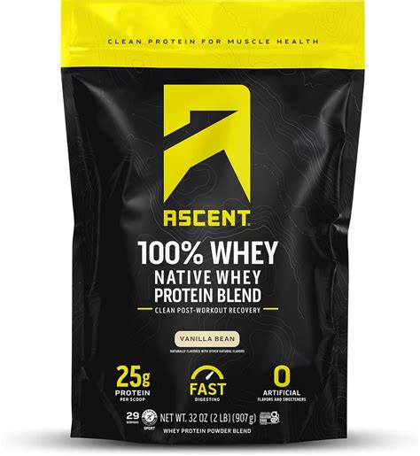 Ascent 100% Whey Protein Powder - Post Workout, India | Ubuy