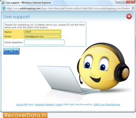 Live Chat Software screenshots - Communicate with website visitors