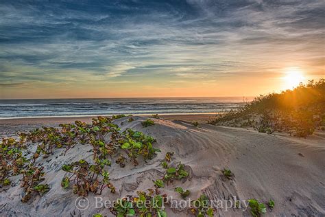 Beach Sand Dunes Sunset