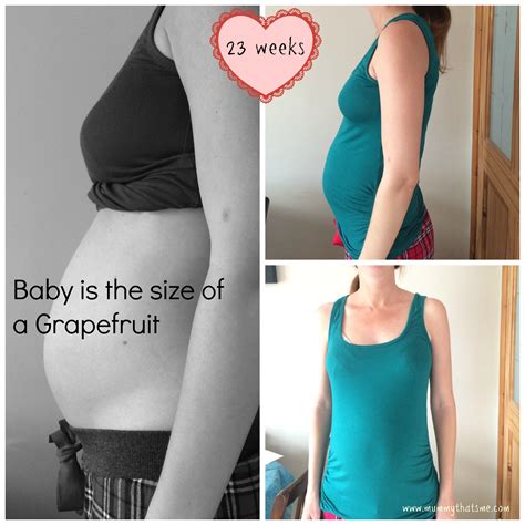 23 Weeks Pregnant Belly