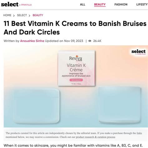 Check Out "11 Best Vitamin K Creams to Banish Bruises And Dark Circles ...
