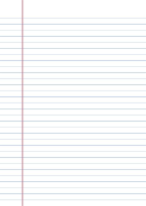 Downloadable Printable Lined Paper A4 - Get What You Need