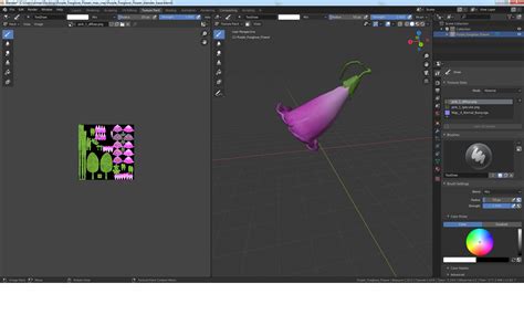 Purple Foxglove Flower 3D | 3D Molier International