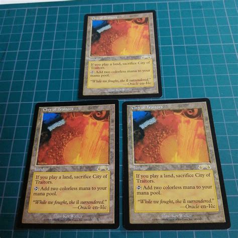 おしゃれ人気 Traitors MTG 英語版 裏切り者の都 geogis.rs of EXO City MTG】裏切り者の都/City of Traitors EXO 英語版 3枚 ...