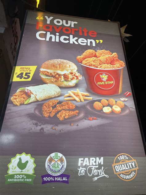 Menu at FIVE STAR CHICKEN, Madhugiri