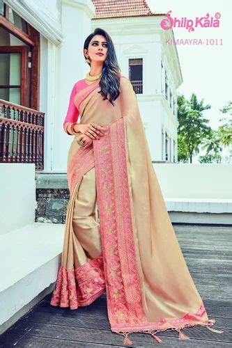 Hand Embroidered Saree - Embroidery Work Saree Trader - Wholesaler ...