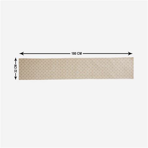 Buy Marshmallow Carbon Cotton Printed Table Runner from Home Centre at ...