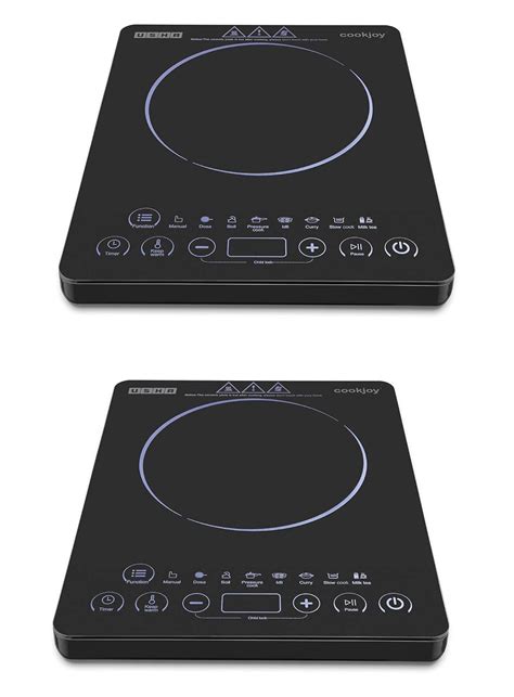 Buy USHA Cook Joy (3820) Plastic 2000-Watt Induction Cooktop with Touch ...