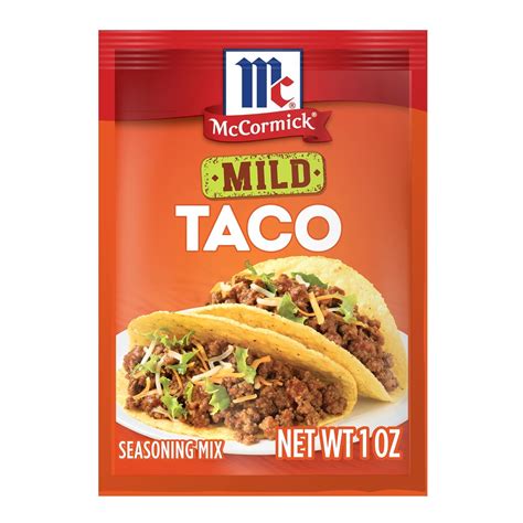 Amazon.com : McCormick Taco Seasoning Mix, Mild, No MSG Added, No ...