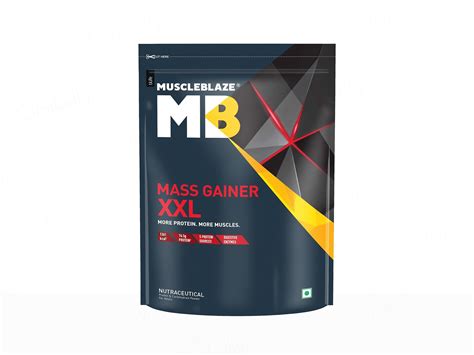 Buy MuscleBlaze Mass Gainer XXL Nutraceutical Powder - Chocolate ...