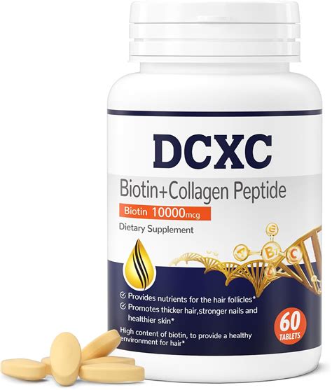 Amazon.com: DCXC Biotin Collagen Supplement,Supports Healthy Hair, Skin and Nails, biotin ...