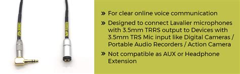 Sonic Plumber SC3 3.5mm TRRS Female to 3.5mm TRS Male Cable/Adapter to ...