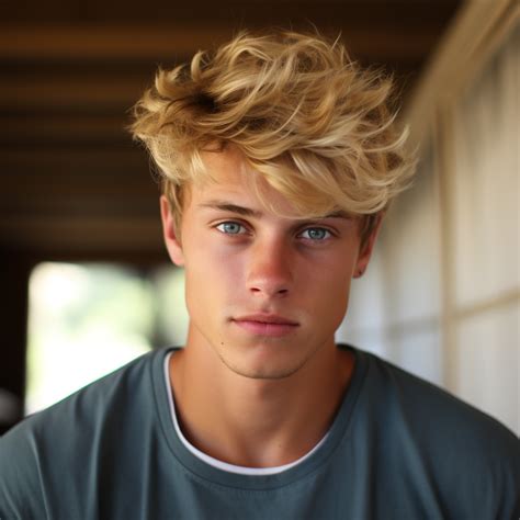 Pin by Jennifer Sellers on hairstyles | Men blonde hair, Cute blonde ...