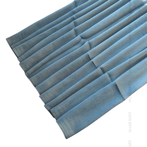 Baby Blue- Ribbed Caramel Satin Hijab – Hijab Kart