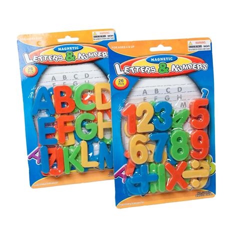 Bulk Magnetic Letters & Numbers Sets, Learning Aids - DollarDays