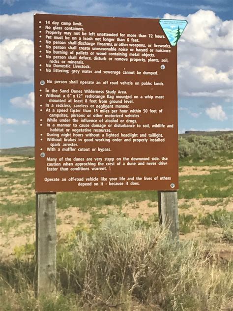 Killpecker Sand Dunes Open Play Area Campground | Rock Springs, WY