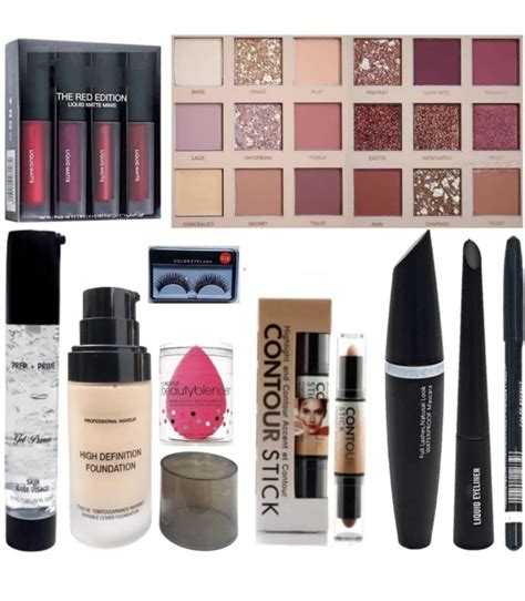 JUMANJI Makeup Beauty Combo HD Foundation MINI,NUDE,BOTLA PRIMER, NC25 ...