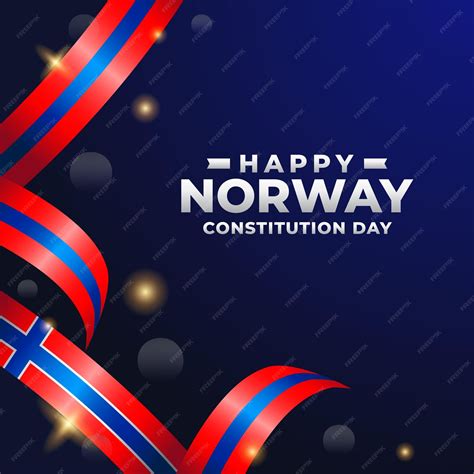Premium Vector | Norway Constitution day design illustration collection