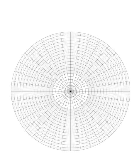 😊 Printable Free Polar Graph Paper [PDF] | Polar Grid Paper