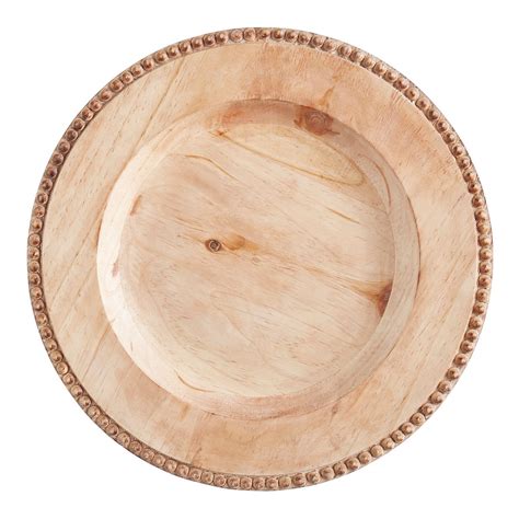 Mango Wood Charger Plate | Pier 1 | Wood plate chargers, Rustic charger ...