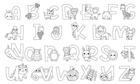 Small Letter A Coloring Pages
