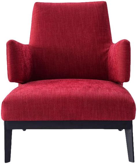 汉格家具 现代红色高密度海绵鹅绒填充大众休闲椅_设计素材库免费下载-美间设计