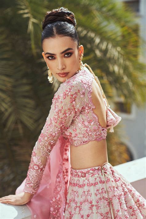 Anushree Reddy - Cherry Blossom Lehenga Set - Elahe