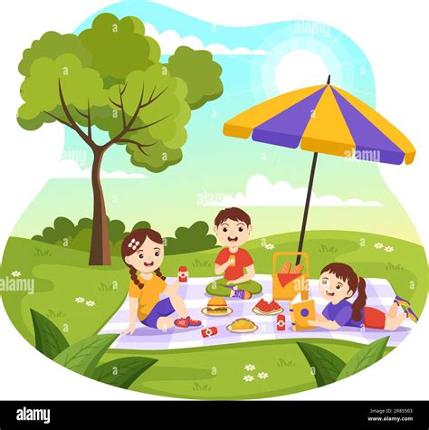 Picnic Cartoon Clip Art