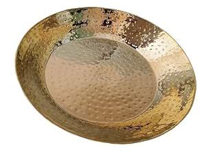 Buy Diamond Steel Brass Parat/Platter | Brass Paraat for Dough Atta ...