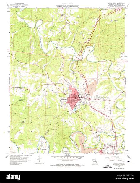 Bonne Terre Missouri Map at Michael Schiller blog