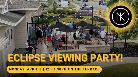 Eclipse Viewing Party on The Terrace | New York Kitchen