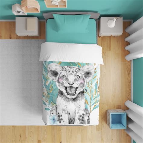 Panneau couverture XXL savane vert d’eau – Les lubies d'Emy