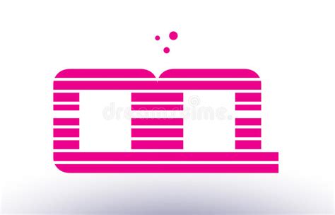 Qq Q Q Pink Purple Line Stripe Alphabet Letter Logo Vector Template ...