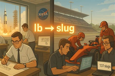 Pounds to Slugs Converter