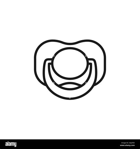 Pacifier Drawing Outline at Samuel Galan blog