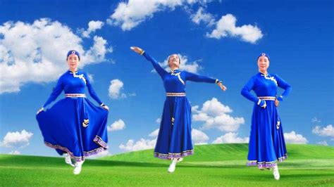 蒙古族风格广场舞《草原情》豪放大方，粗旷优美，正背面演示！