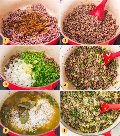 Easy dirty rice cajun rice little sunny kitchen – Artofit