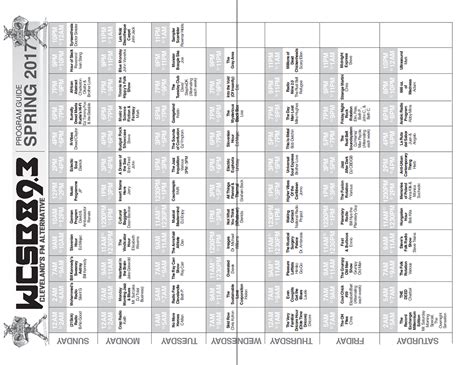 Image result for Program Guide Examples Radio