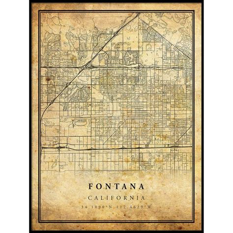 City Of Fontana Ca Map