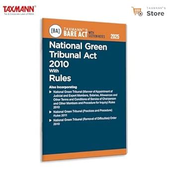 Buy Taxmann's National Green Tribunal Act 2010 with Rules [Bare Act ...