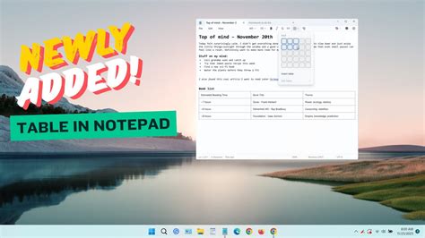 How to Make a Table in Notepad 的图像结果