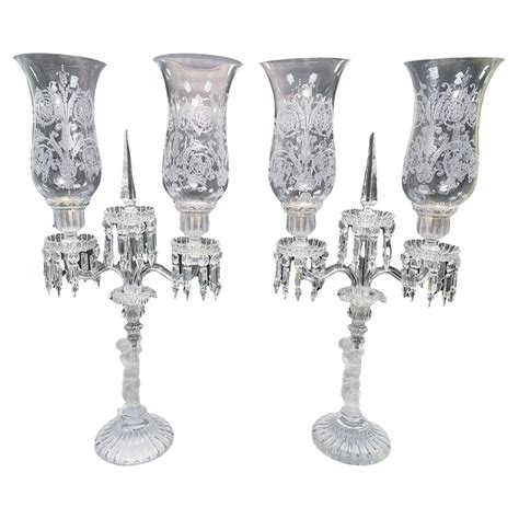 Salvador Dali Original Baccarat Crystal Candlesticks, Pair at 1stDibs