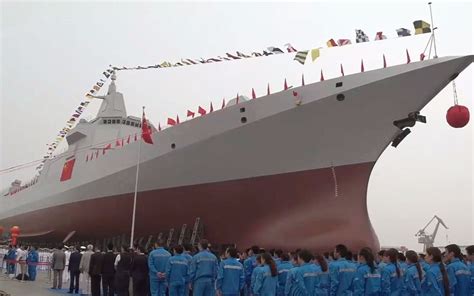 中国量产052E驱逐舰，提高远洋战力，韩媒：已超越韩国海军_腾讯新闻