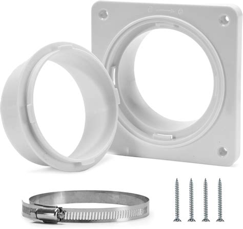 Amazon.com: VIWINVELA Dryer Vent Hose Connector Kit - Dryer Vent Wall ...