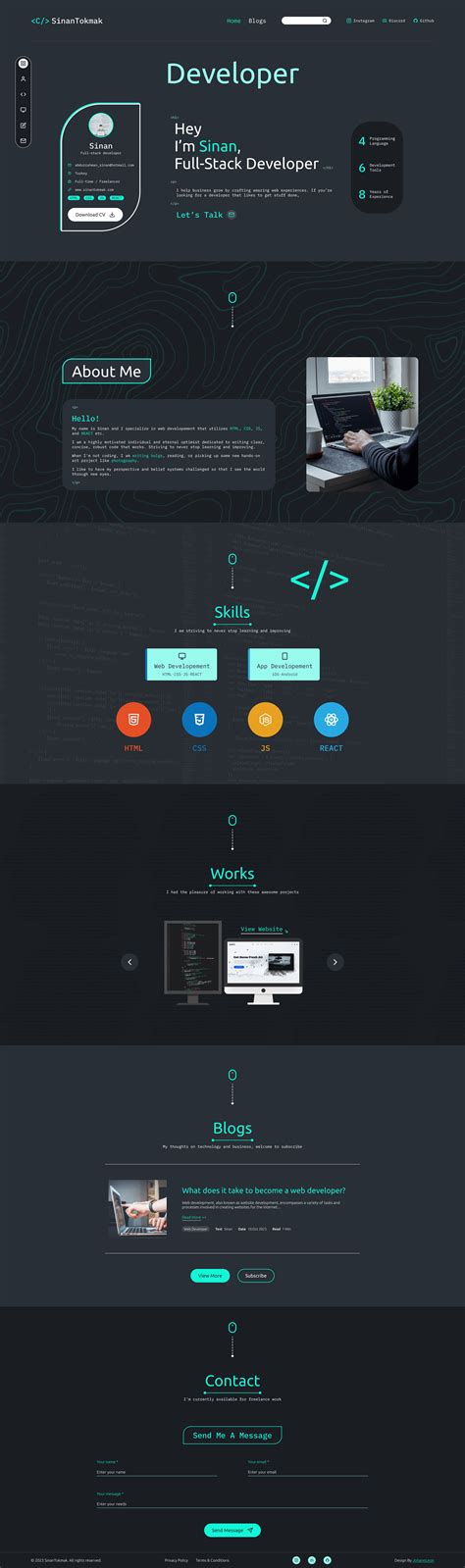 Image result for Web Developer Website