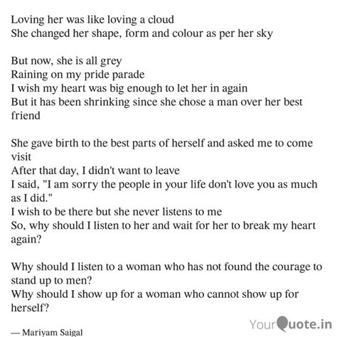 Loving her was like lovin... | Quotes & Writings by Mariyam Saigal ...