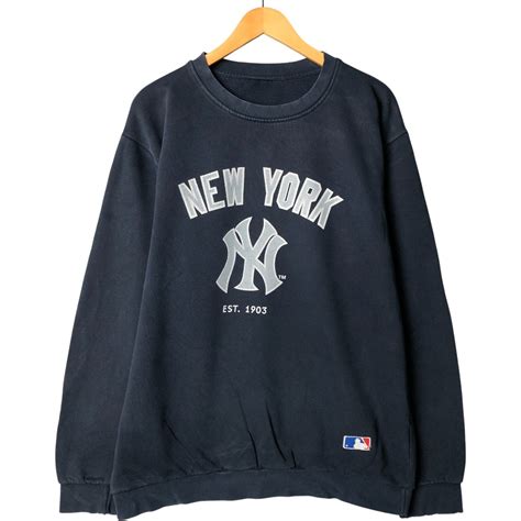 Vintage MLB New York Yankees logo sweatshirt size XL … - Gem