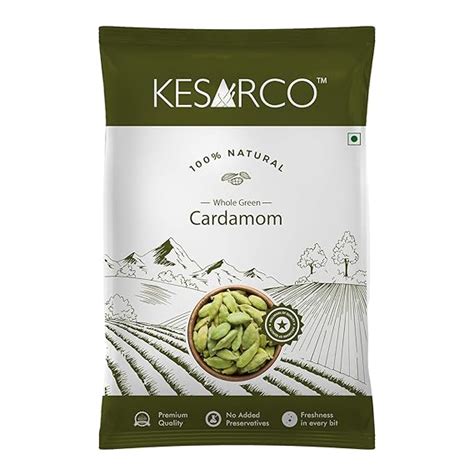 KESARCO Whole Green Cardamom | Elaichi | Elakkai | Yelakulu | Yalakki ...