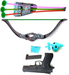 Dynamic Retail Global Gun Toys for Boys With Bullets, Archery Bow ...