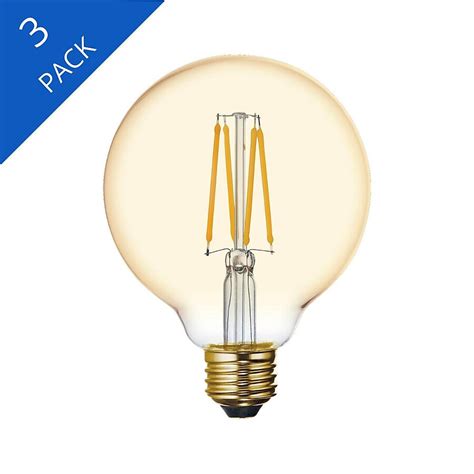 GE Vintage 60-Watt EQ G30 Warm Candle Light Medium Base (E-26) Dimmable ...